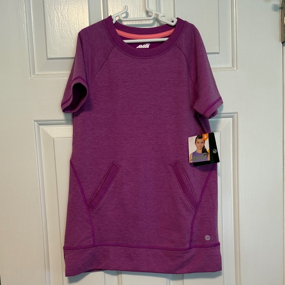 Avia Purple Short Sleeve Dress